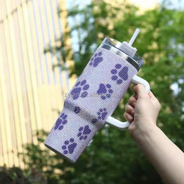 Bottle with Handle and Straw - PVC-Free,